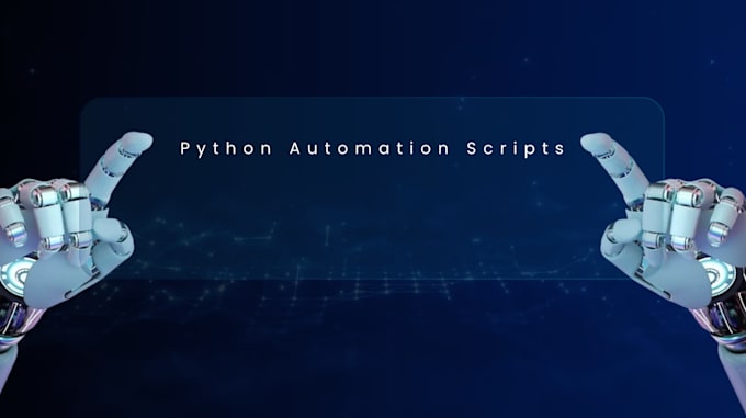 build a python automation script to save you time