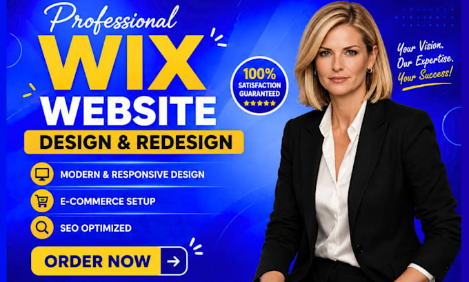 design wix website wix website development build wix website redesign wix studio