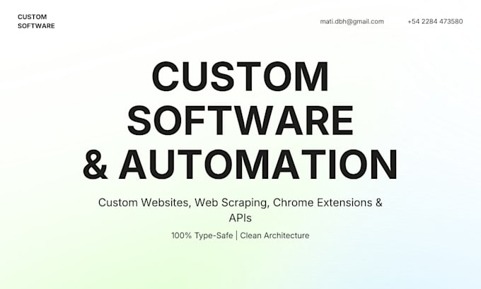 develop a custom discord bot, chrome extension, or web app