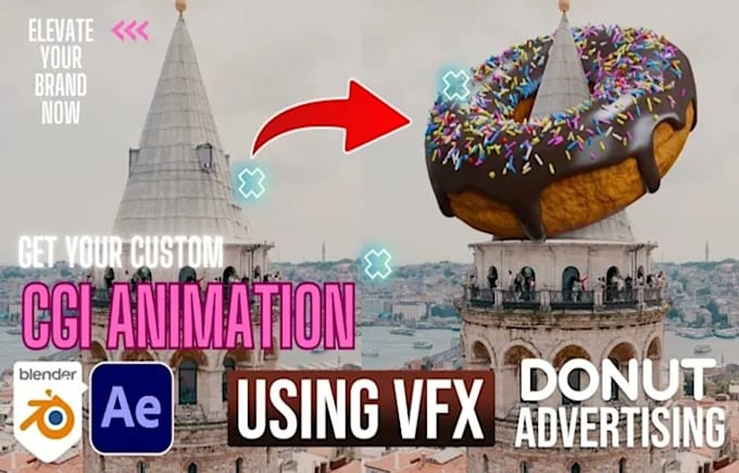 3d cgi video editing, cgi short film, vfx animation, visual effect, 3d product