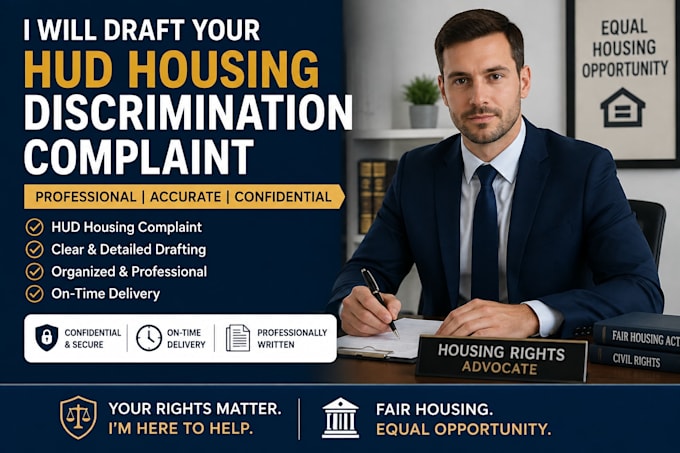 draft a hud housing discrimination complaint