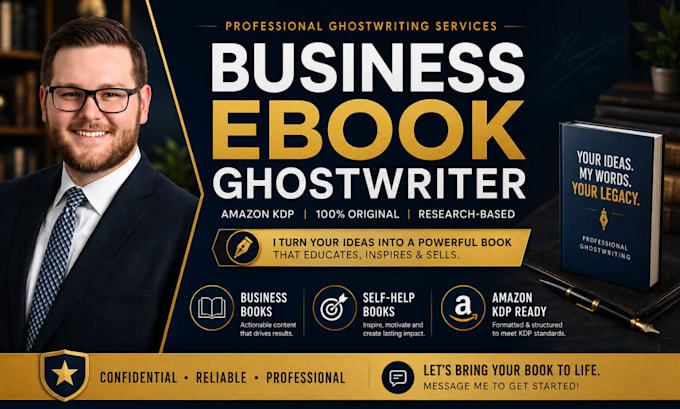 ghostwrite a business and self help ebooks for amazon KDP
