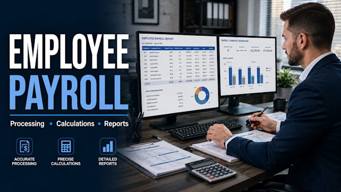 process US payroll and manage employee payroll