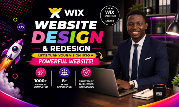 build wix website design and redesign wix website