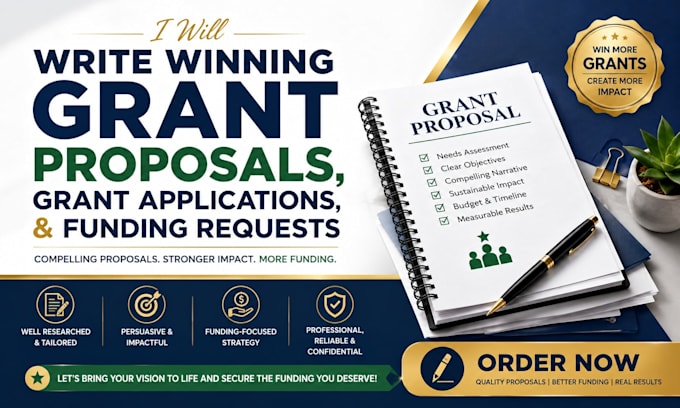 write winning grant proposals, grant applications, and funding requests