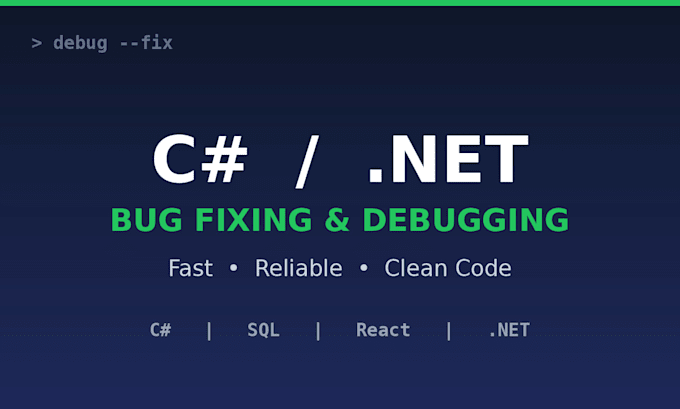 fix bugs and errors in your c sharp and net application