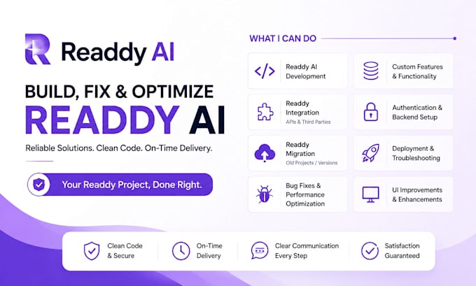 readdy ai readdy migration readdy integration readdy developer deployment fix
