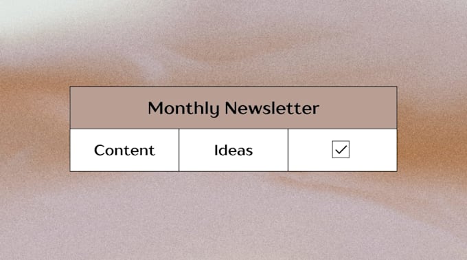 desgin professional newsletter template