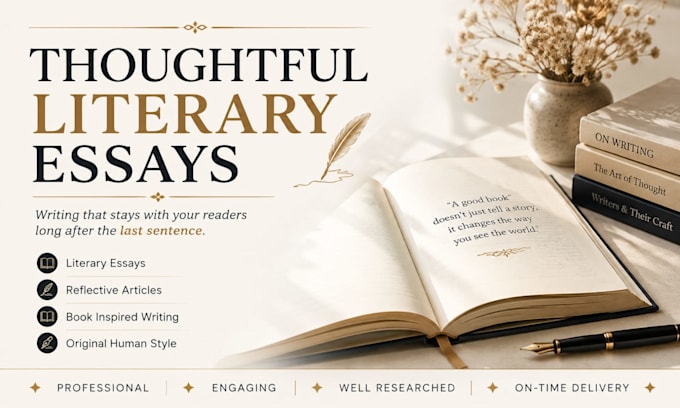 write thoughtful literary essays and reflective articles