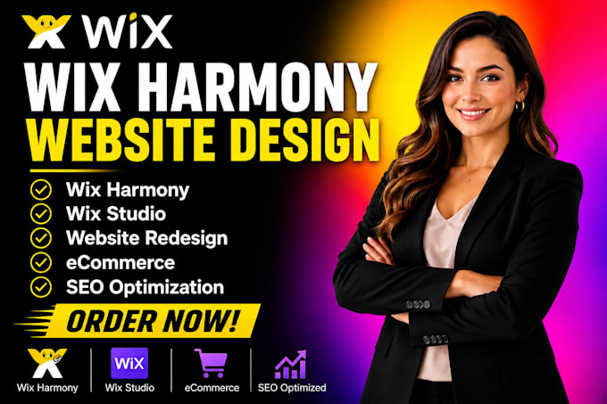 design or redesign your wix harmony website with wix studio