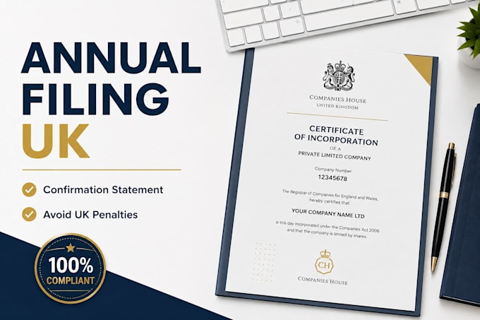 file UK annual confirmation statement and corporate compliance