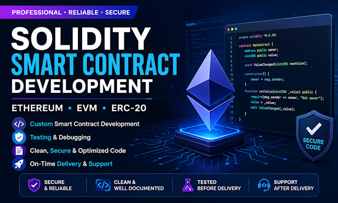 develop and test solidity smart contracts for ethereum