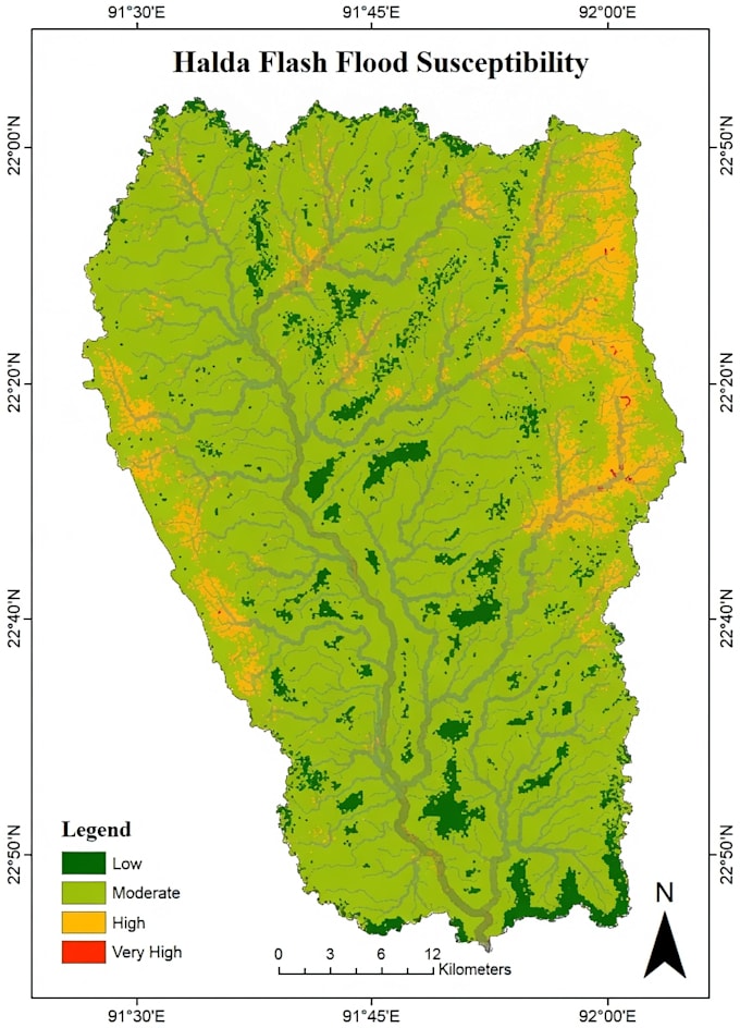create professional gis maps using arcgis and qgis