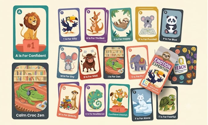 design custom flashcards, educational cards and learning cards