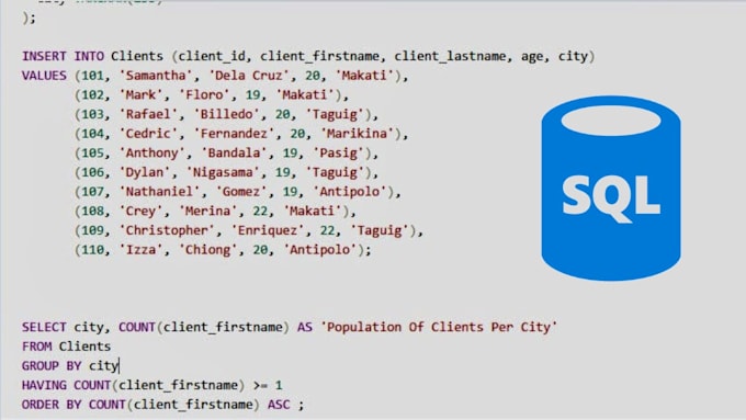 design relational sql databases and setup your business data