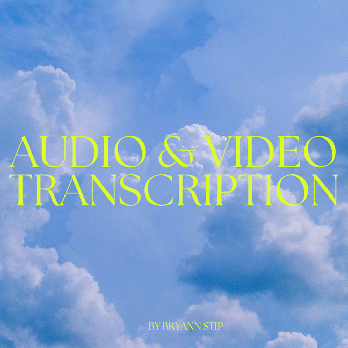 transcribe audio or video with high accuracy and speed