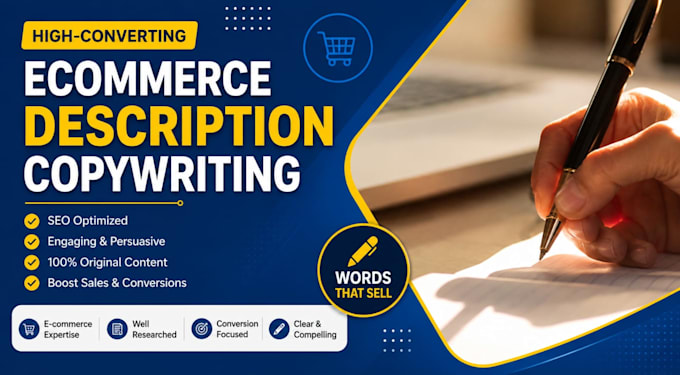 write esty and ecommerce descriptions in copywriting
