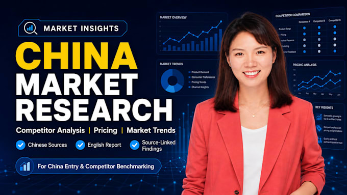 conduct china market research and competitor analysis