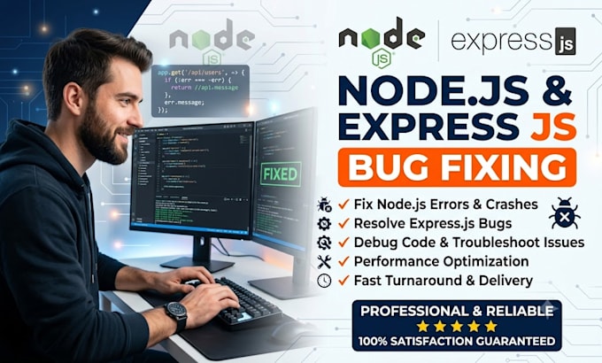 fix node js errors, bugs, and API issues