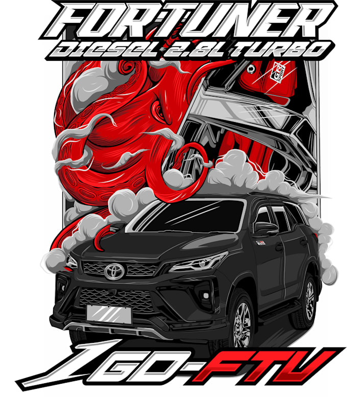 draw high quality vehicle vector illustration