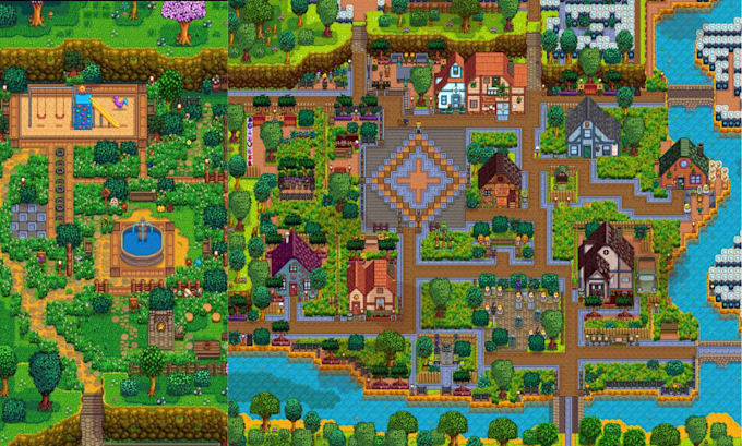 create pixel tileset, indie game asset sprite sheet tilemap, pixel art animation