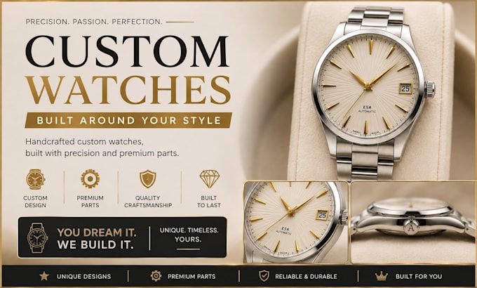 design and build a custom handmade watch