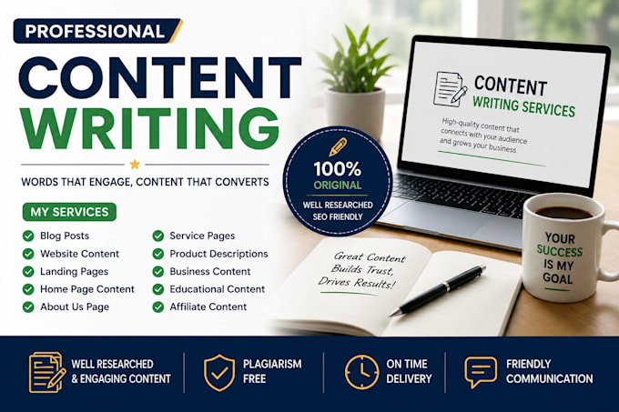 write SEO blog posts,articals,and website content