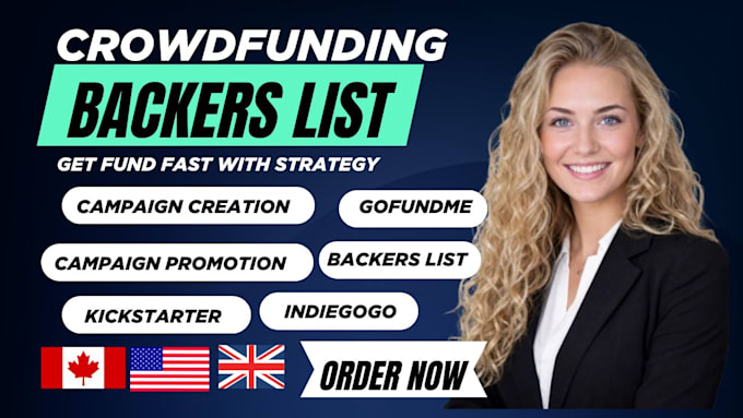 do crowdfunding backers list gofundme indiegogo promotion