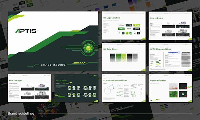 create professional brand guidelines for your business