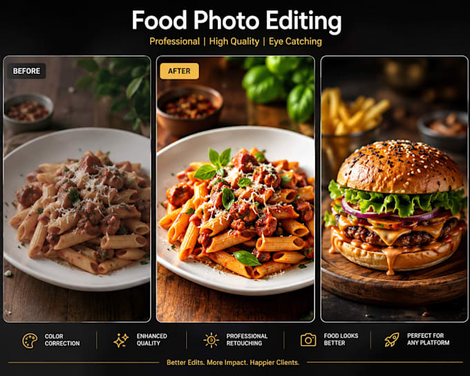 professionally edit, retouch, enhance and remove