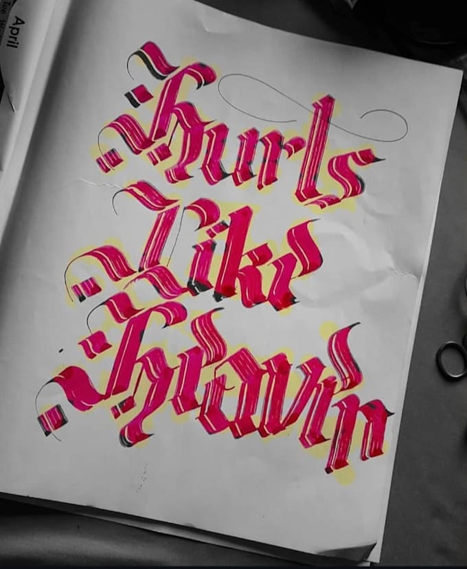 write anything with my beautiful handwriting