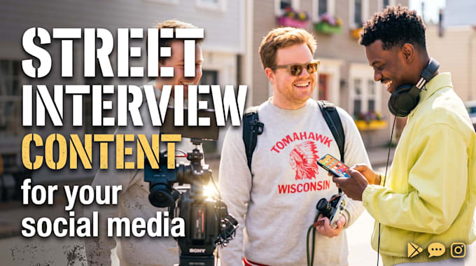 be your american ugc creator street interviews for marketing