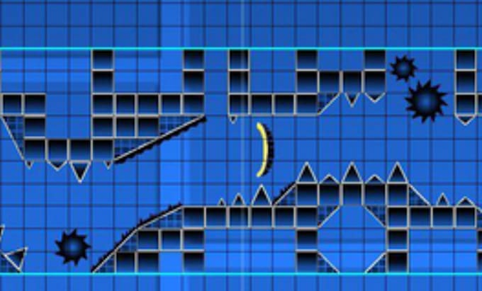 create a geometry dash layout for you