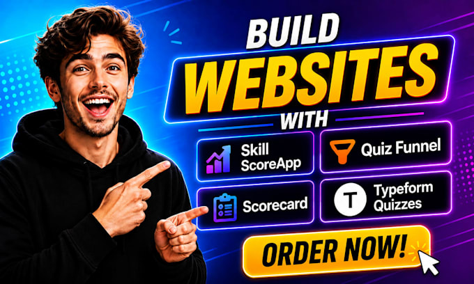 build scoreapp quiz funnel scorecard website and typeform quizzes