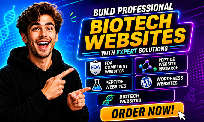 fda complaint peptide website research peptide wordpress website biotech website
