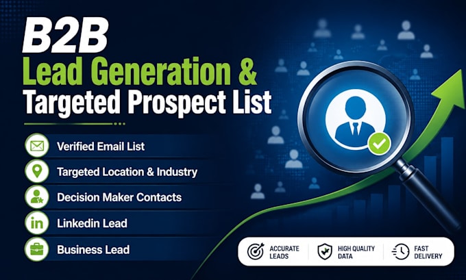 provide targeted b2b lead generation with verified email list