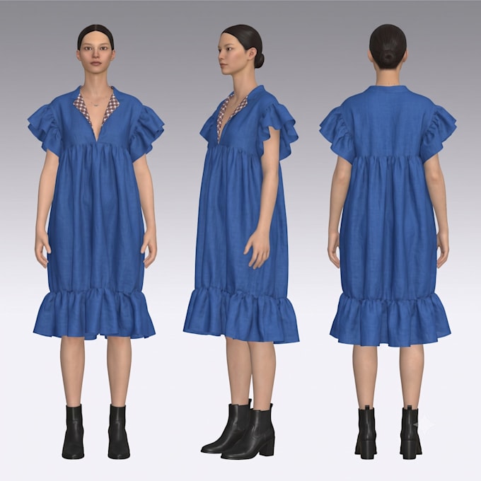 do professional apparel pattern making, grading, marker and 3d garment sample