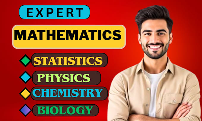 help you physics math statistics calculus chemistry and biology