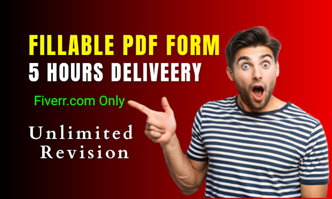create fillable pdf form with data validation within 5 hours