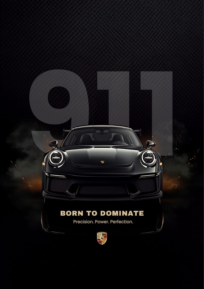 create stunning car poster for you