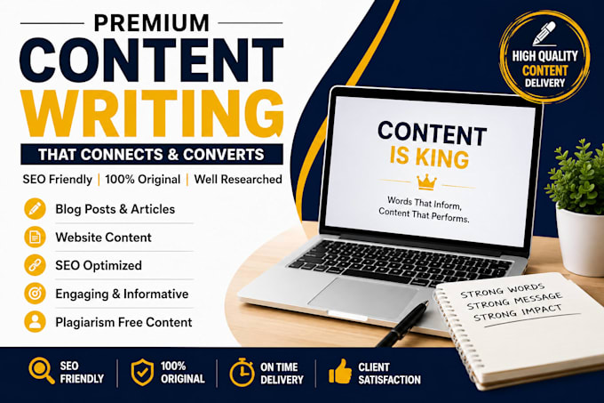 write SEO friendly blog posts and articles