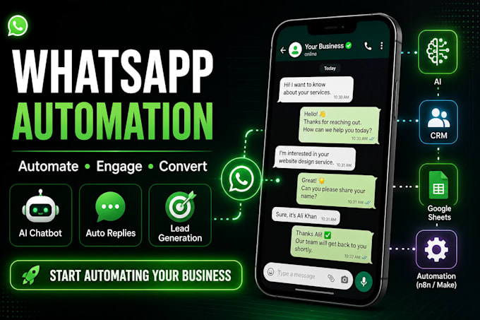 build whatsapp chatbot using whatsapp business api