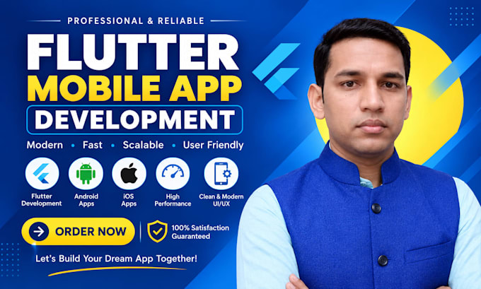 develop a professional flutter android app with firebase