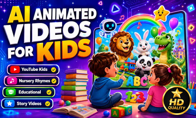 create ai animated videos for kids