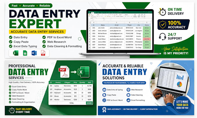 professional data entry and excel services