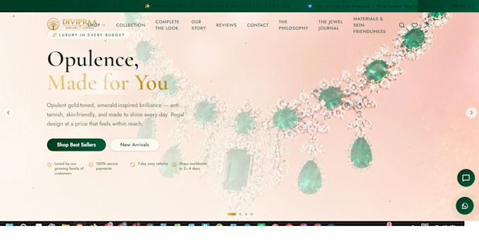 design a stunning business website with whatsapp integration