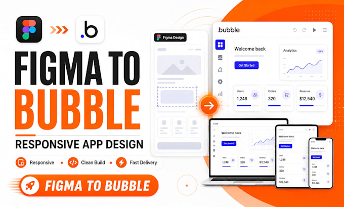 convert your figma design to a responsive bubble io web app