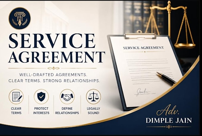 draft a professional service agreement for global business