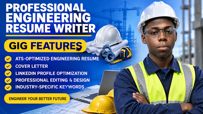 write and optimize a professional ats engineering resume and cover letter