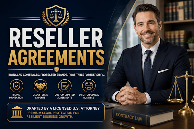 draft custom product reseller contracts for digital or physical goods